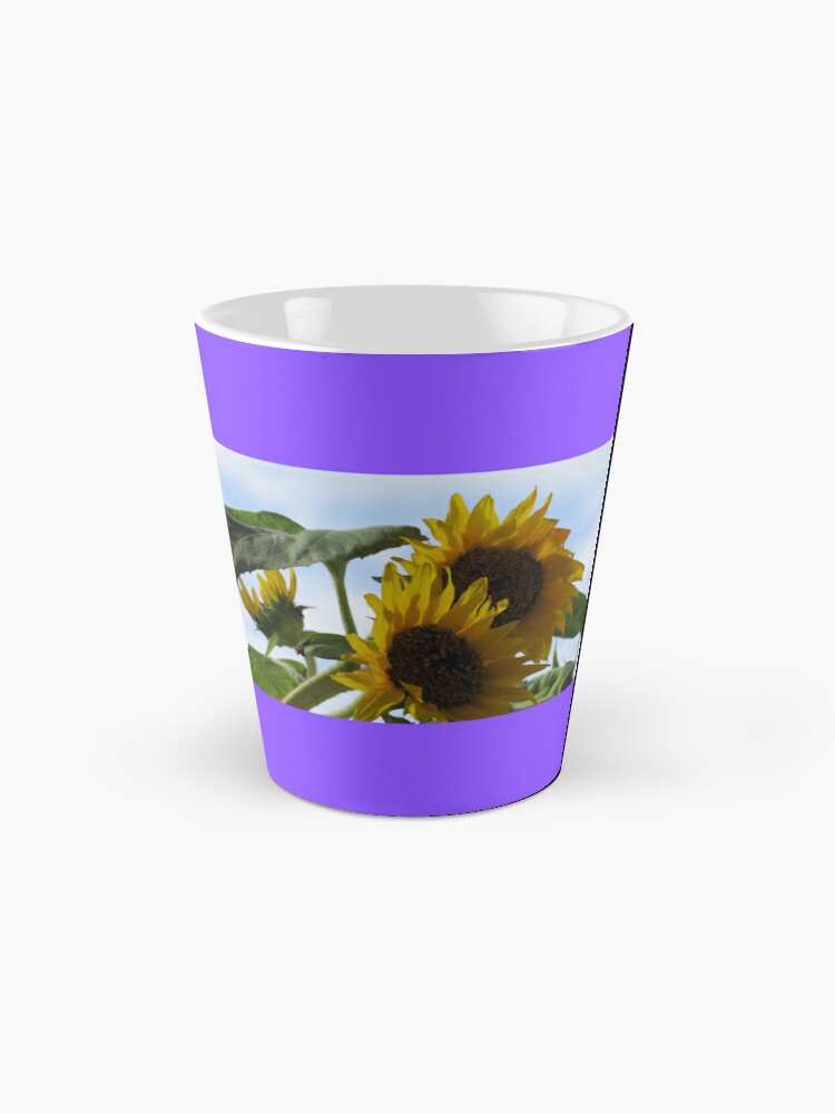 Sunflowers in the Summer Retro Tall Mug by E.M. Blake